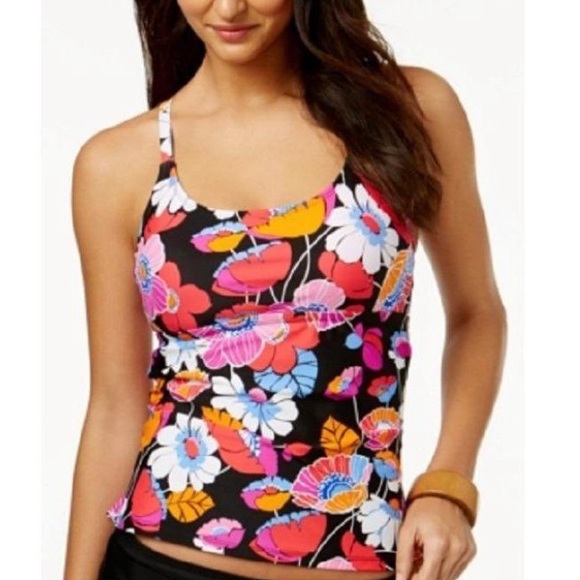 Island escape tankini strappy Tank - Picture 1 of 10